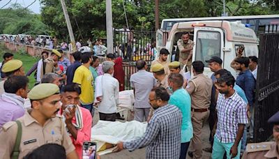 Hathras stampede: Over 120 killed in Bhole Baba’s ‘satsang’, cops at accident site, ashram