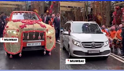 Car Convoy of Anant Ambani Has Multiple Rolls Royces and Range Rovers