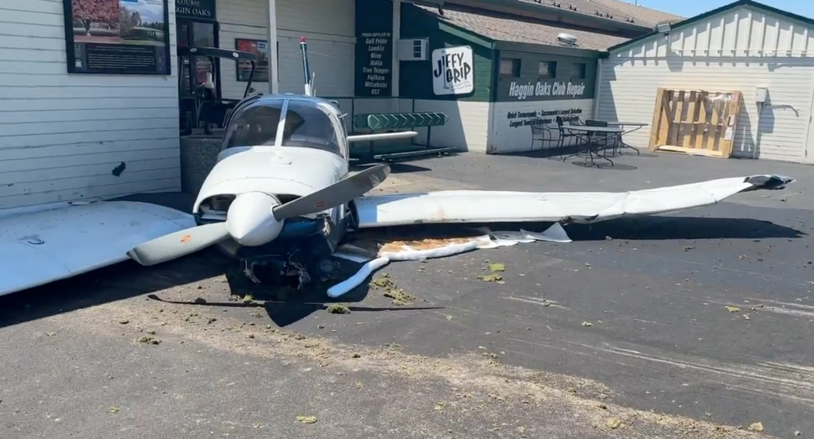 What could have caused the plane to crash on a Sacramento golf course? ‘That is really rare’