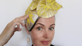 I made my own fascinator for Galway Races - with €2 home item from Dunnes Stores