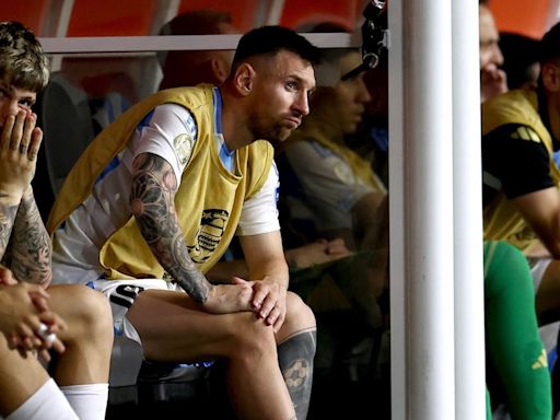 Foto: la IMPACTANTE imagen del tobillo lesionado de Lionel Messi que conmueve al mundo