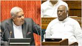 'Stain For Parliament': Dhankhar Slams Kharge For Entering Rajya Sabha Well