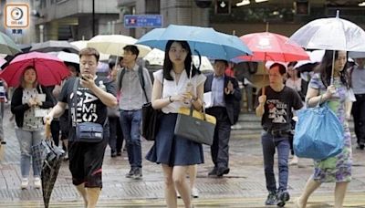 今日大致多雲 有幾陣驟雨 最高氣溫26°C