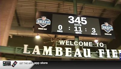 Lambeau field reveals clock to count down to 2025 NFL Draft