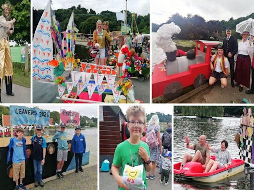 Hundreds join resurrected Helston Water Carnival - a day later than planned