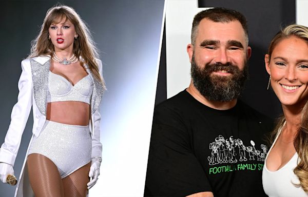 Jason Kelce explains why he was 'literally tearing up' while attending 'Eras Tour' with wife Kylie