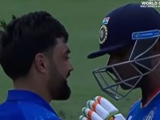 Video: Rashid Khan Tells Suryakumar Yadav Not To Sweep His Deliveries During IND vs AFG T20 World Cup Super 8 Clash