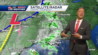 Timing and chances for rain Friday, how hot this weekend, here: