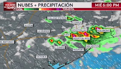 Se aproxima una segunda ronda de tormentas al área de Houston: te explicamos cuál será la intensidad