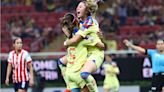 América derrota a Chivas en la Ida de los Cuartos de Final de la Liga MX Femenil