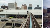 Views from the People Mover: Downtown Detroit then and now