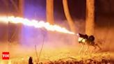 Robot dog shoots fire flames on owner: A new age Frankenstein’s Monster ? - Times of India