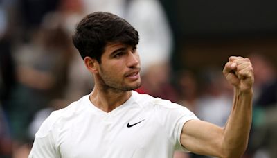 Wimbledon 2024: Carlos Alcaraz into semi-finals after gruelling win over Tommy Paul