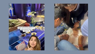 US influencer’s review of Ambani wedding menu, heroic CPR on elderly man and more: top 5 viral videos of the day