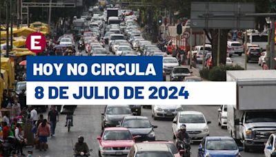 Así aplica el Hoy No Circula este lunes 8 de julio de 2024 en CDMX y Edomex