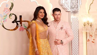 Priyanka-Nick At Radhika-Anant's Wedding