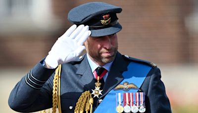 Prince William dons military gear and sports an even fuller beard