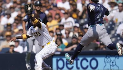 Miller throws 6 innings, Rodríguez makes defensive gem in Mariners’ 2-0 victory over Padres