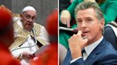 El gobernador de California Gavin Newsom participa en foro sobre crisis climática convocado por el papa Francisco en el Vaticano