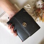 Gucci 皮夾 Leather french flap wallet 真皮短夾 現貨在台❤超級美