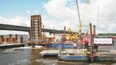 Here's a look at the Ile-aux-Tourtes Bridge construction and repair
