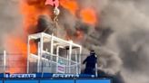 Crane worker praised for rescuing man from burning building