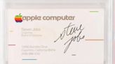 Apple founder Steve Jobs' signature on business card sells for $1.8 lakh