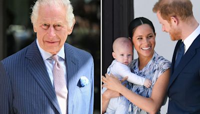 Meghan & Harry should take kids to meet Charles - it would give him huge boost