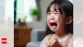 Chinese father makes daughter collect tears in bowl for watching too much TV - Times of India