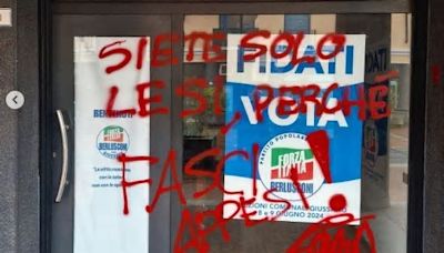 Giussano: vandali contro le sedi di Forza Italia e Fratelli d’Italia, la condanna dei segretari