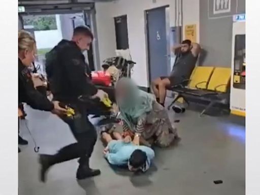 Manchester airport video: Mayor Andy Burnham says incident during which police officer kicked man in head isn't 'clear cut'