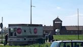 Ice cream van sparks outrage after setting up outside Auschwitz