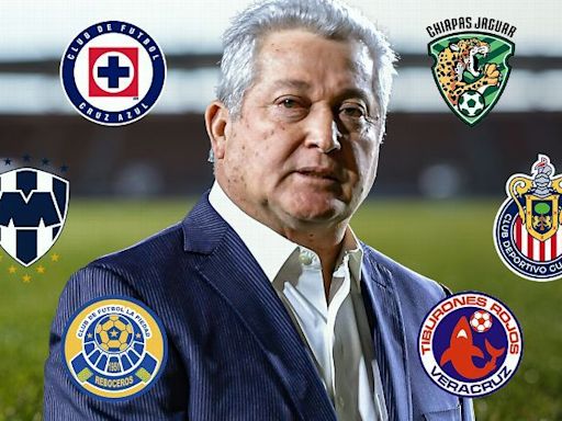 Vucetich y las curiosidades en su paso por 13 equipos del futbol mexicano
