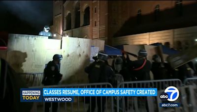 UCLA to resume classes, create new Office of Campus Safety after protests