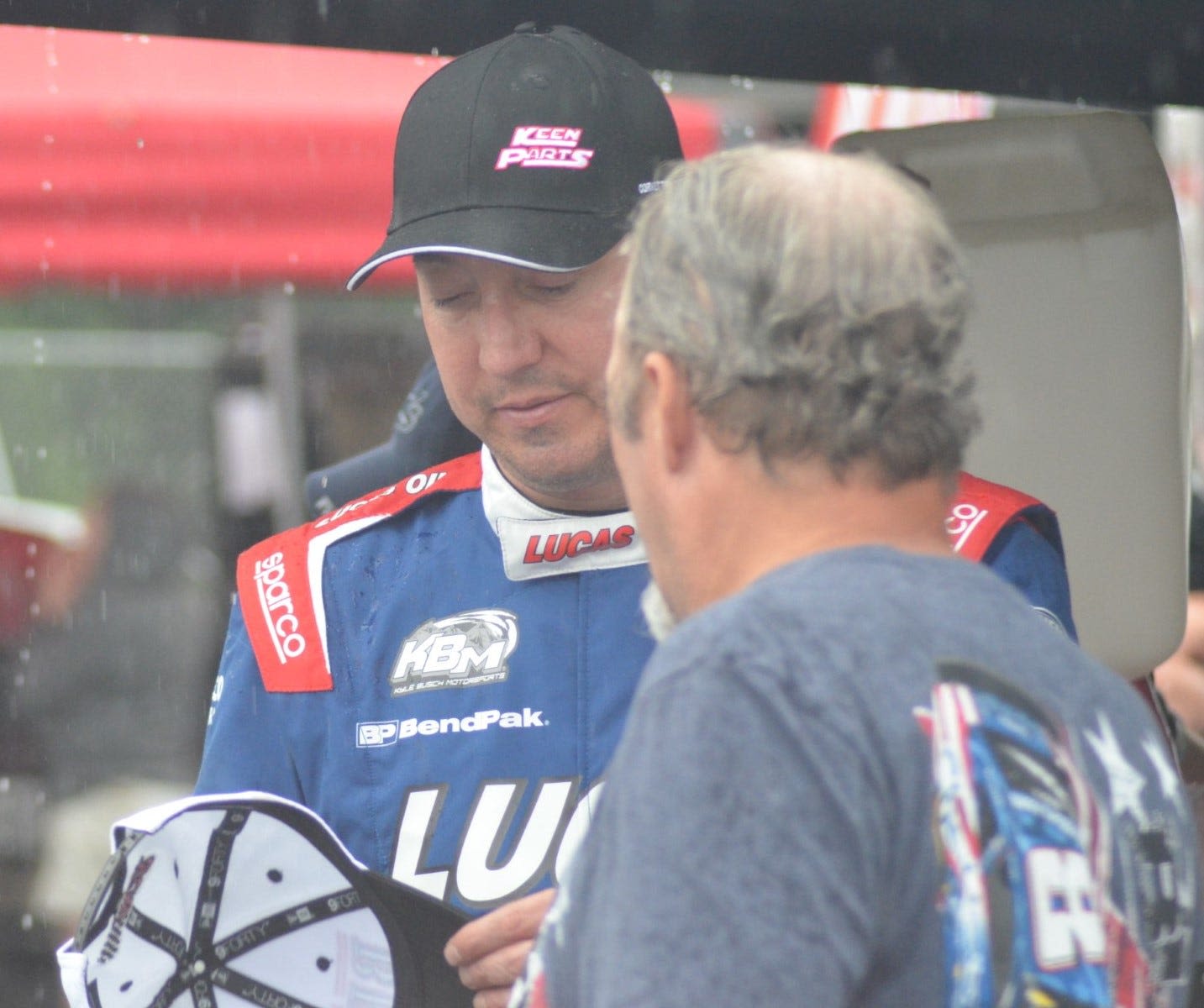 Two-time NASCAR champion Kyle Busch goes back to his short track roots, races at Lee USA