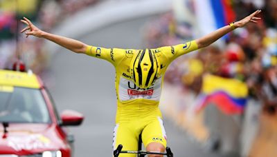 Tour de France: Tadej Pogačar takes stunning solo win on stage 19 to secure yellow jersey