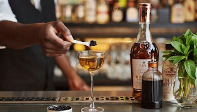 There's a fancy cocktail bar in London that puts caviar in your drink