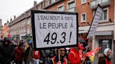 Watch: French rail workers hold strike day as pension dispute continues