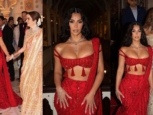 Kim Kardashian shares inside photos with Khloe from Anant Ambani-Radhika Merchant’s wedding in Mumbai