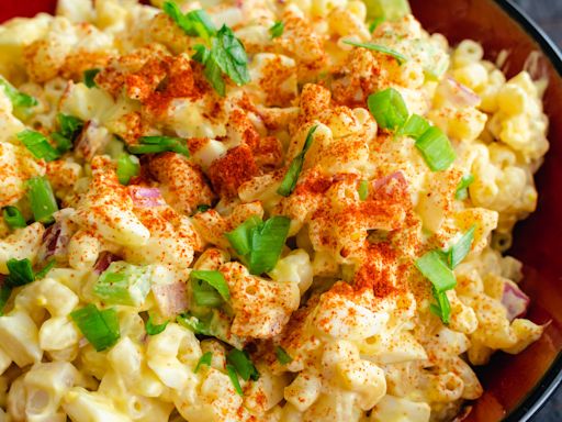 Deviled Egg Macaroni Salad Combines 2 Classics Into The Ultimate Side Dish