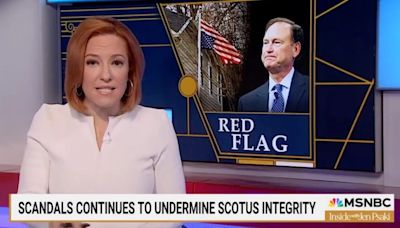 MSNBC’s Jen Psaki Calls Out Justice Samuel Alito’s Hypocrisy for Flying Upside-Down US Flag | Video