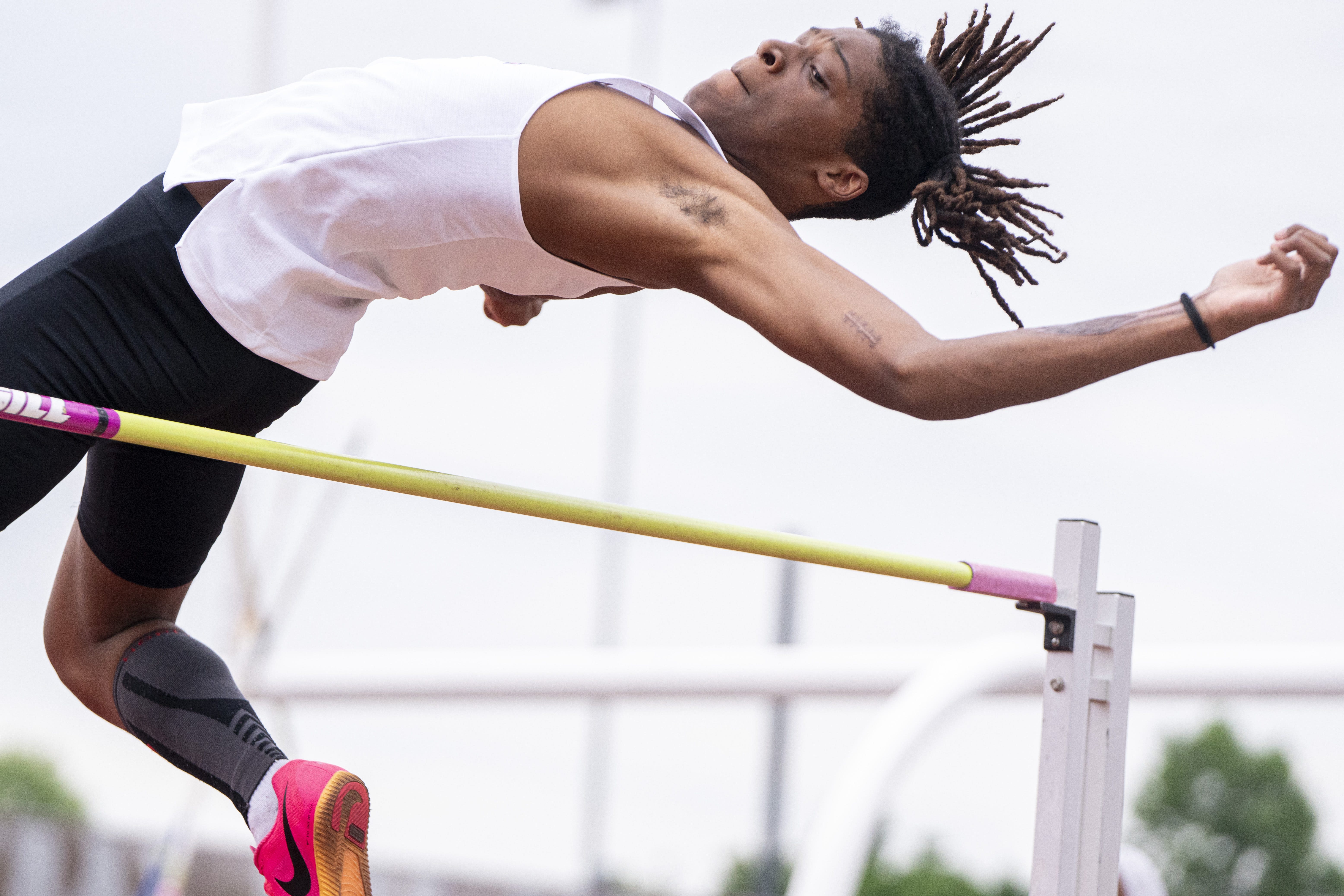 2 months ago, he was fighting for his life. Thursday, he jumped his way to track regional.
