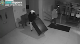 Suspects caught on camera stealing safe from Queens building: NYPD