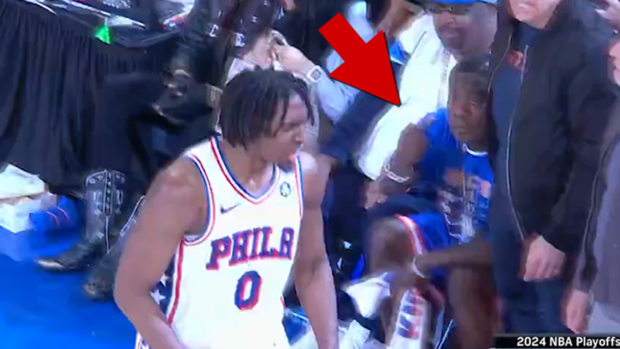 Tracy Morgan Flips Off Sixers Star Tyrese Maxey After Clutch Shot In Playoff Game