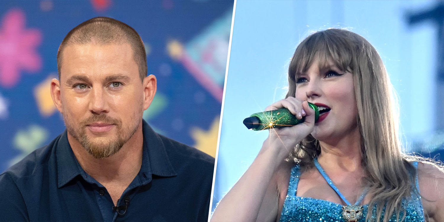 Channing Tatum says he challenges 'any triathlete' to do what Taylor Swift does at 'Eras Tour'