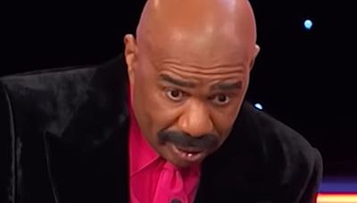 Family Feud’s Steve Harvey mocks contestant whispering ‘dirty’ answer