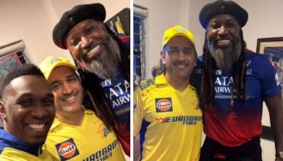 Dwayne Bravo's 'Fan Moment' With MS Dhoni and Chris Gayle | WATCH - News18