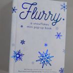 ＊小貝比的家＊FLURRY A SNOWFLAKES MINI POP UP BOOK/精裝/12歲以上/小型立體書