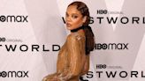 Tessa Thompson Is the Definition of Ethereal in an Iridescent Nude Gown