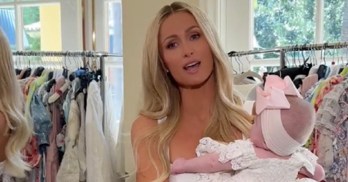 'Iconic Queen': Paris Hilton Praised After 'Hilariously' Asking if She Can Spray Tan Her Baby Daughter London